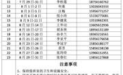 淮北师范大学附属实验小学2026年暑假值班表